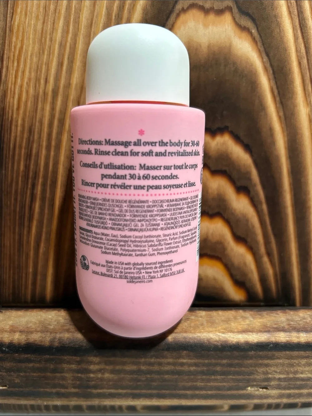 Sol de Janeiro Pink Beija Flor Elasti Body Wash Travel Size